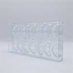 POLYCARBONATE MOLD CROISSANT 27.5X13.5X2.4CM