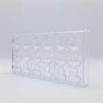 POLYCARBONATE MOLD CARNIVAL DUCK 27.5X13.5X2.4CM