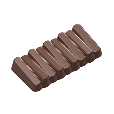 POLYCARBONATE MOLD TABLET STEPS 27.5X13.5X2.4CM