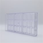 POLYCARBONATE MOLD PRALINE STEPS 27.5X13.5X2.4CM
