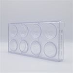 POLYCARBONATE MOLD GLOBE 27.5X13.5X3CM