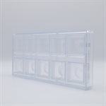 POLYCARBONATE MOLD FOOT FOR GLOBE 27.5X13.5X3CM