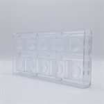POLYCARBONATE MOLD FOOT FOR GLOBE 27.5X13.5X3CM