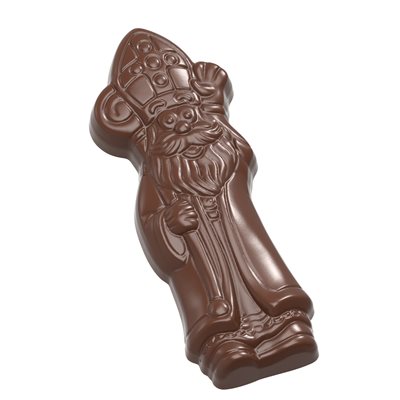 POLYCARBONATE MOLD SAINT NICHOLAS 27.5X13.5X2.4CM