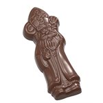 POLYCARBONATE MOLD SAINT NICHOLAS 27.5X13.5X2.4CM