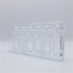 POLYCARBONATE MOLD SAINT NICHOLAS 27.5X13.5X2.4CM