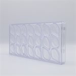 POLYCARBONATE MOLD LEAF STRUCTURE 27.5X13.5X2.4CM