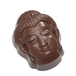 POLYCARBONATE MOLD BUDDHA HEAD 27.5X13.5X2.4CM