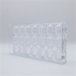 POLYCARBONATE MOLD BUDDHA HEAD 27.5X13.5X2.4CM