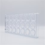 POLYCARBONATE MOLD BUDDHA HEAD 27.5X13.5X2.4CM