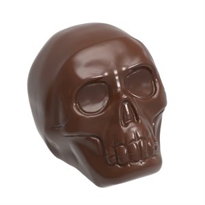 POLYCARBONATE MOLD SKULL 27.5X13.5X2.4CM
