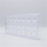 POL.MLD SMILEY PRALINE 5 FIG 27.5X13.5X2.4CM