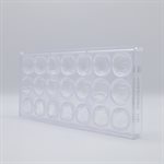 POL.MLD SMILEY PRALINE 5 FIG 27.5X13.5X2.4CM