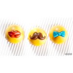 POL.MLD SPHERE BOW, LIP, MUSTACHE 27.5X13.5X2.4CM