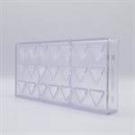 POLYCARBONATE MOLD TOP OF PYRAMID 27.5X13.5X3.5CM