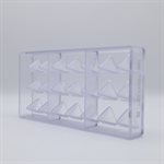 POLYCARBONATE MOLD TOP OF PYRAMID 27.5X13.5X3.5CM
