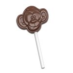 POLYCARBONATE MOLD LOLLY MONKEY 27.5X13.5X2.4CM
