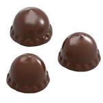 POLYCARBONATE MOLD MELO CAKE 3 FIG 27.5X13.5X3CM