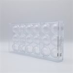 POLYCARBONATE MOLD MELO CAKE 3 FIG 27.5X13.5X3CM