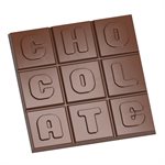 POL.MLD TABLET SQUARED CHOCOLATE 27.5X13.5X2.4CM