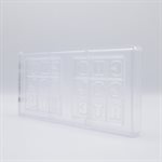 POL.MLD TABLET SQUARED CHOCOLATE 27.5X13.5X2.4CM