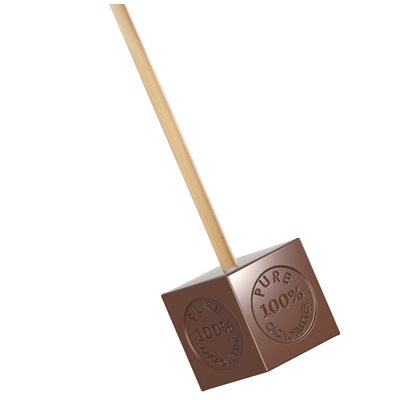 POLYCARBONATE MOLD LOLLY CUBE 27.5X13.5X2.8CM