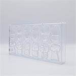 POL.MLD LARGE FIVE 6 FIG 27.5X13.5X2.4CM