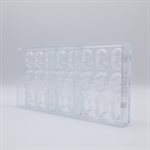 POLYCARBONATE MOLD CARS 3 FIG 27.5X13.5X2.4CM