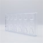 POLYCARBONATE MOLD ICE BEAR 27.5X13.5X2.4CM