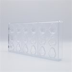 POLYCARBONATE MOLD PENGUIN 27.5X13.5X2.4CM