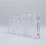 POLYCARBONATE MOLD PENGUIN 27.5X13.5X2.4CM