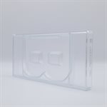 POLYCARBONATE MOLD LETTER B 200GR 27.5X13.5X2.4CM
