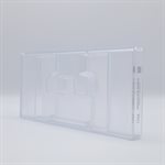 POLYCARBONATE MOLD LETTER E 200GR 27.5X13.5X2.4CM