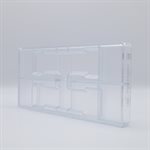 POLYCARBONATE MOLD LETTER H200GR 27.5X13.5X2.4CM