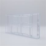 POLYCARBONATE MOLD LETTER H200GR 27.5X13.5X2.4CM