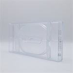 POLYCARBONATE MOLD LETTER O 200GR 27.5X13.5X2.4CM