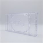 POLYCARBONATE MOLD LETTER Q 200GR 27.5X13.5X2.4CM