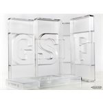 POLYCARBONATE MOLD LETTER S 200GR 27.5X13.5X2.4CM