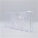 POLYCARBONATE MOLD LETTER S 200GR 27.5X13.5X2.4CM