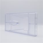 POLYCARBONATE MOLD LETTER V 200GR 27.5X13.5X2.4CM