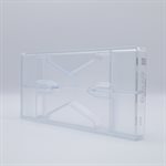 POLYCARBONATE MOLD LETTER X 200GR 27.5X13.5X2.4CM