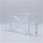 POLYCARBONATE MOLD LETTER X 200GR 27.5X13.5X2.4CM
