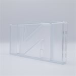 POLYCARBONATE MOLD LETTER Z 200GR 27.5X13.5X2.4CM