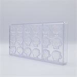 POLYCARBONATE MOLD SHEEP 27.5X13.5X2.4CM