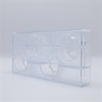 POLYCARBONATE MOLD CUP BOTTOM HM005 27.5X13.5X4CM