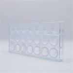 POL.MLD HALF SPHERE WITH CRACK 27.5X13.5X2.4CM