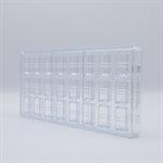 POLYCARBONATE MOLD HOUSE 27.5X13.5X2.4CM