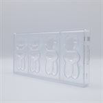 POLYCARBONATE MOLD RABBIT MIFFY M 27.5X13.5X2.4CM