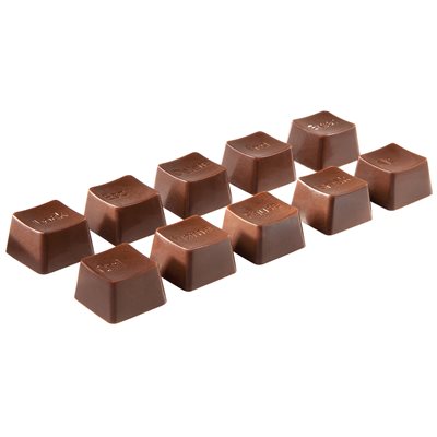 POLYCARBONATE MOLD 10 KEYS 10 FIG 27.5X13.5X2.4CM