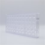 POLYCARBONATE MOLD 10 KEYS 10 FIG 27.5X13.5X2.4CM